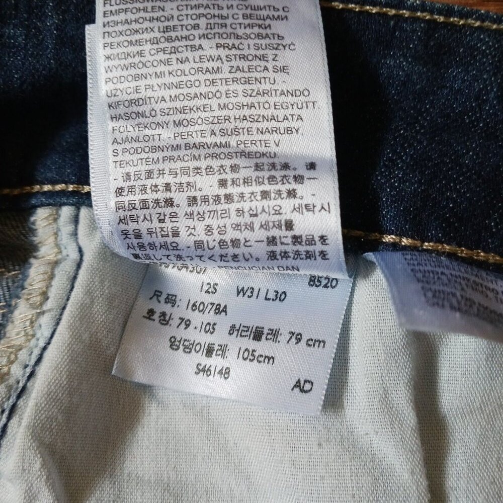 Levi Strauss Women's 526 Slender Bootcut Jeans Size 12 - 34 x 29.5 - Picture 7 of 8